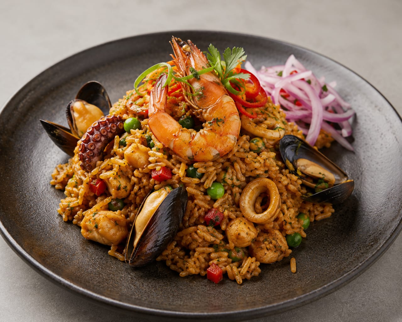 Arroz con mariscos